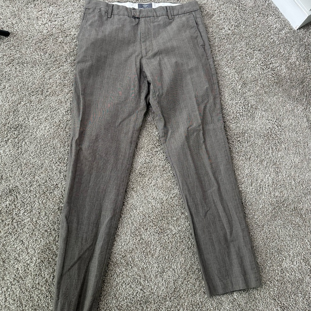 Dockers Men's Taupe Dress Pants - Slim Tailored Look
